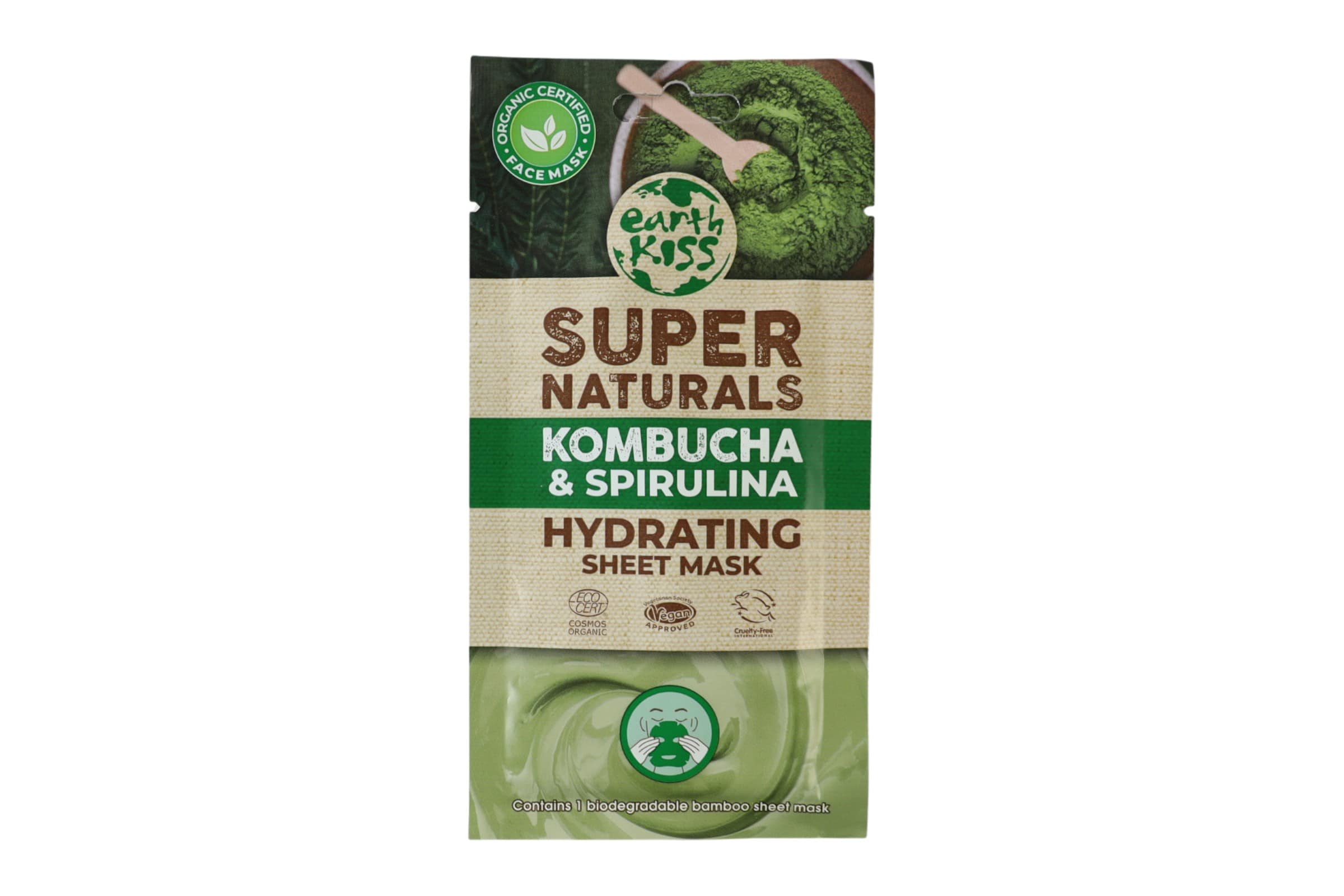 ヴィーガンシートマスク（スピルリナ）