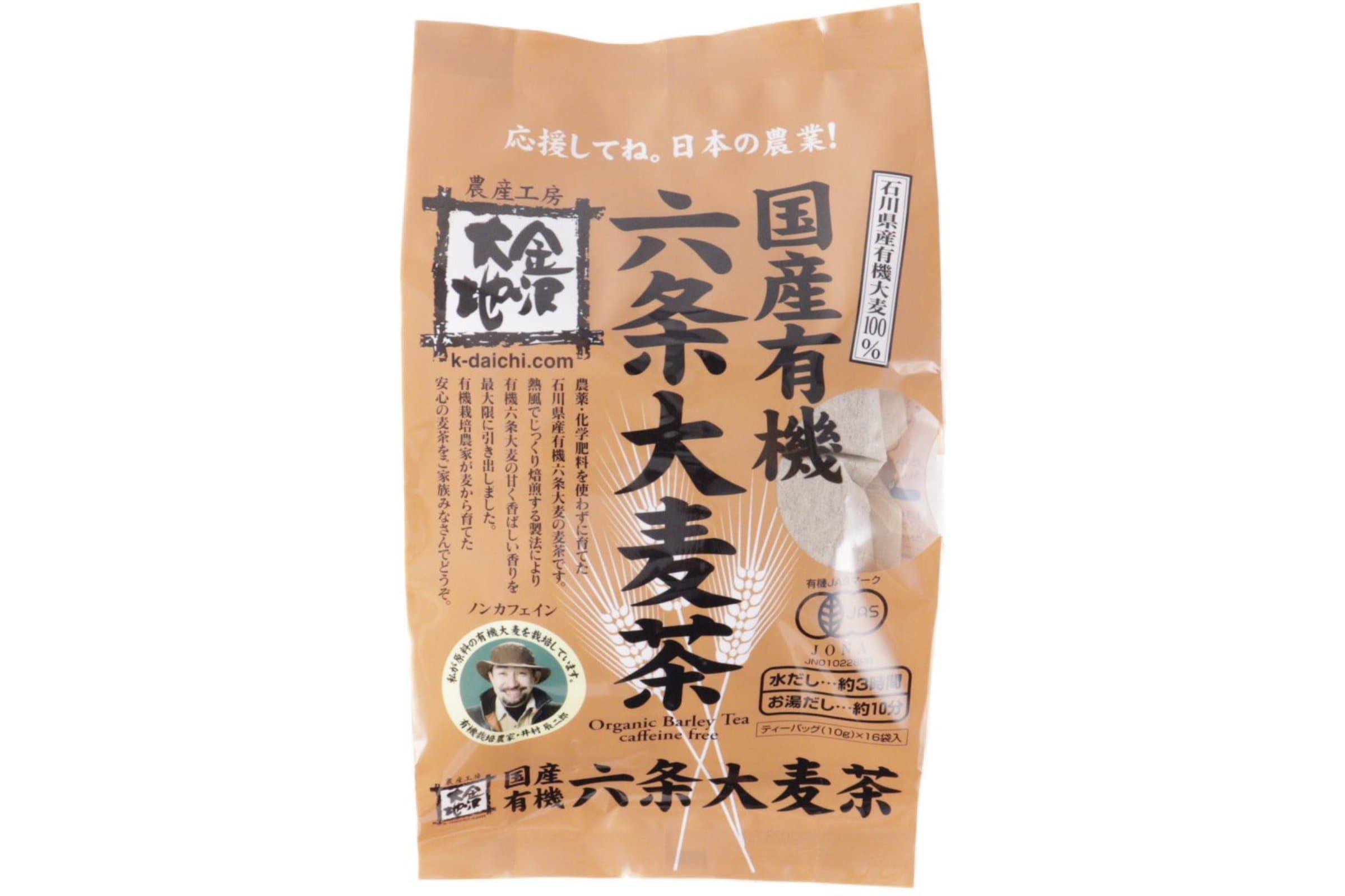 国産有機六条大麦茶　160G