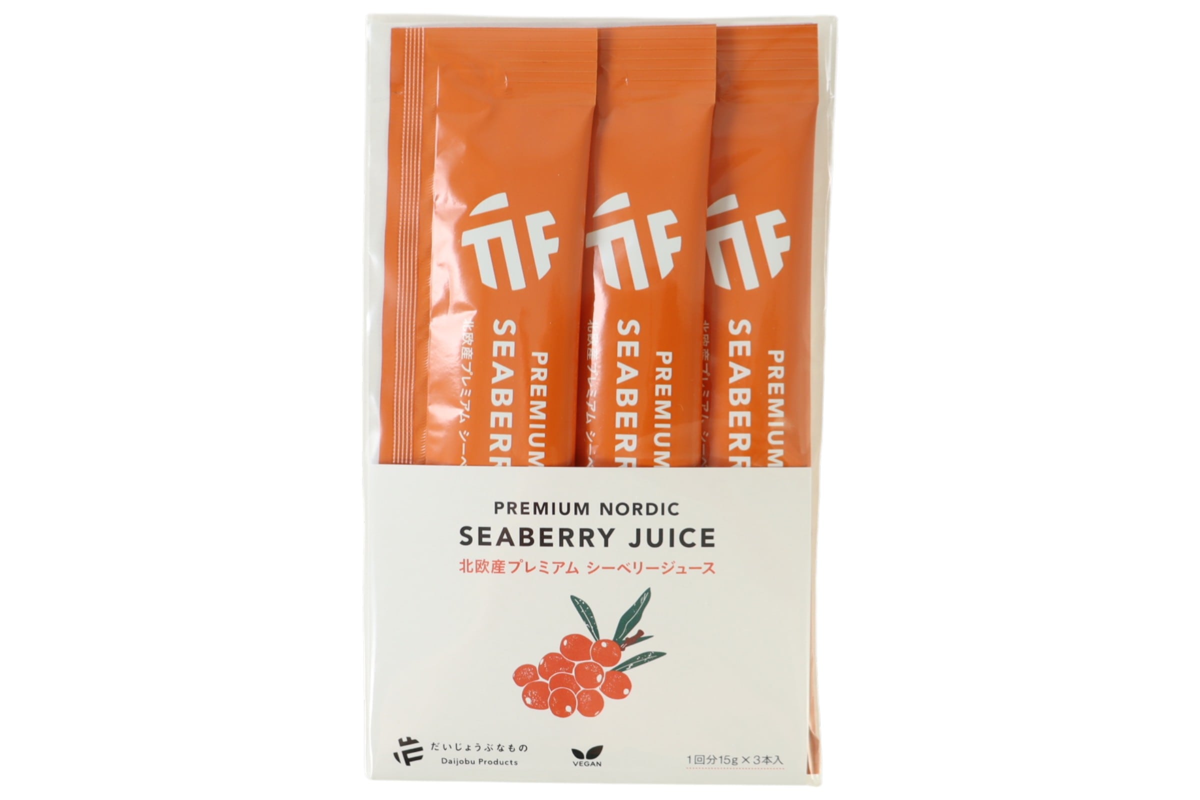 北欧産プレミアム シーベリージュース スティック 15g×3本入り