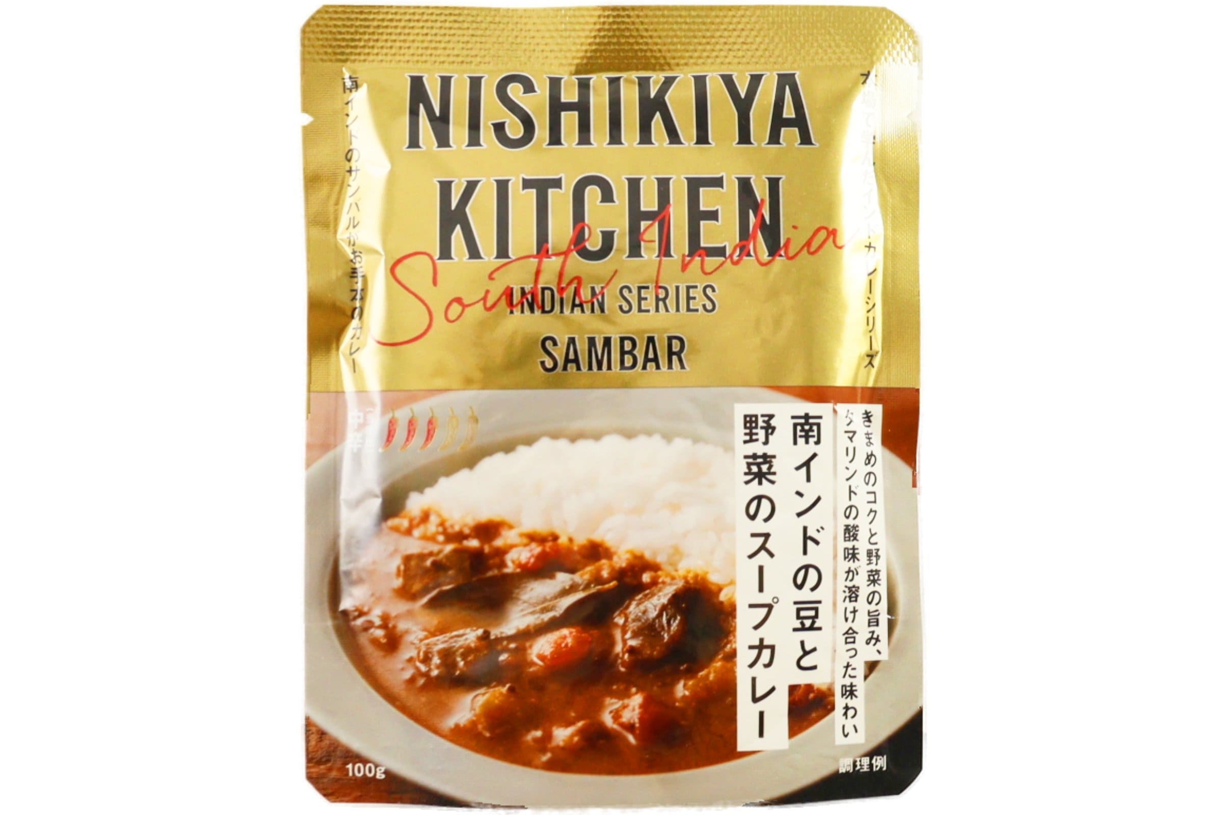 南インドの豆と野菜のスープカレー100g