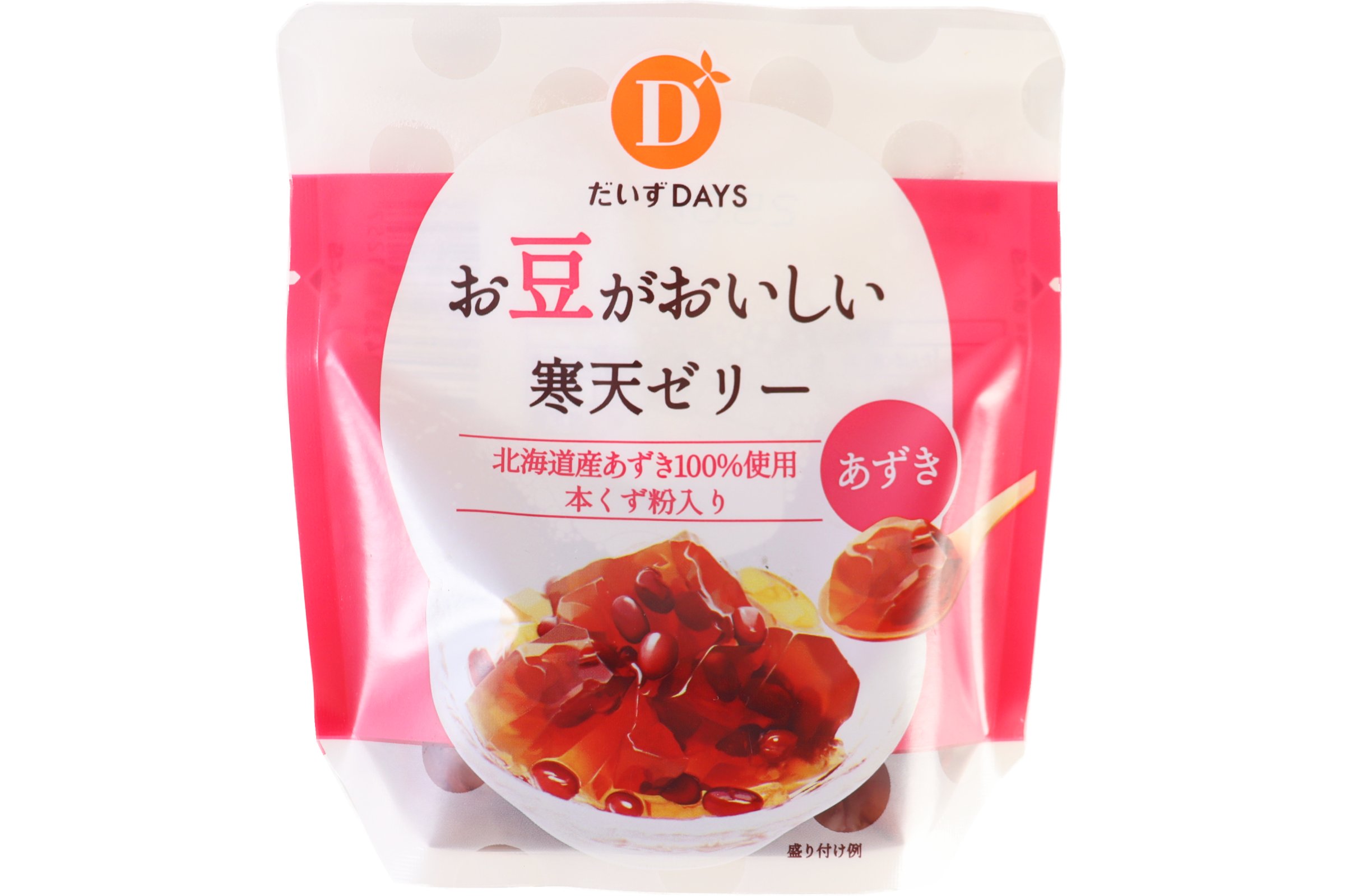 お豆がおいしい寒天ゼリー　あずき
