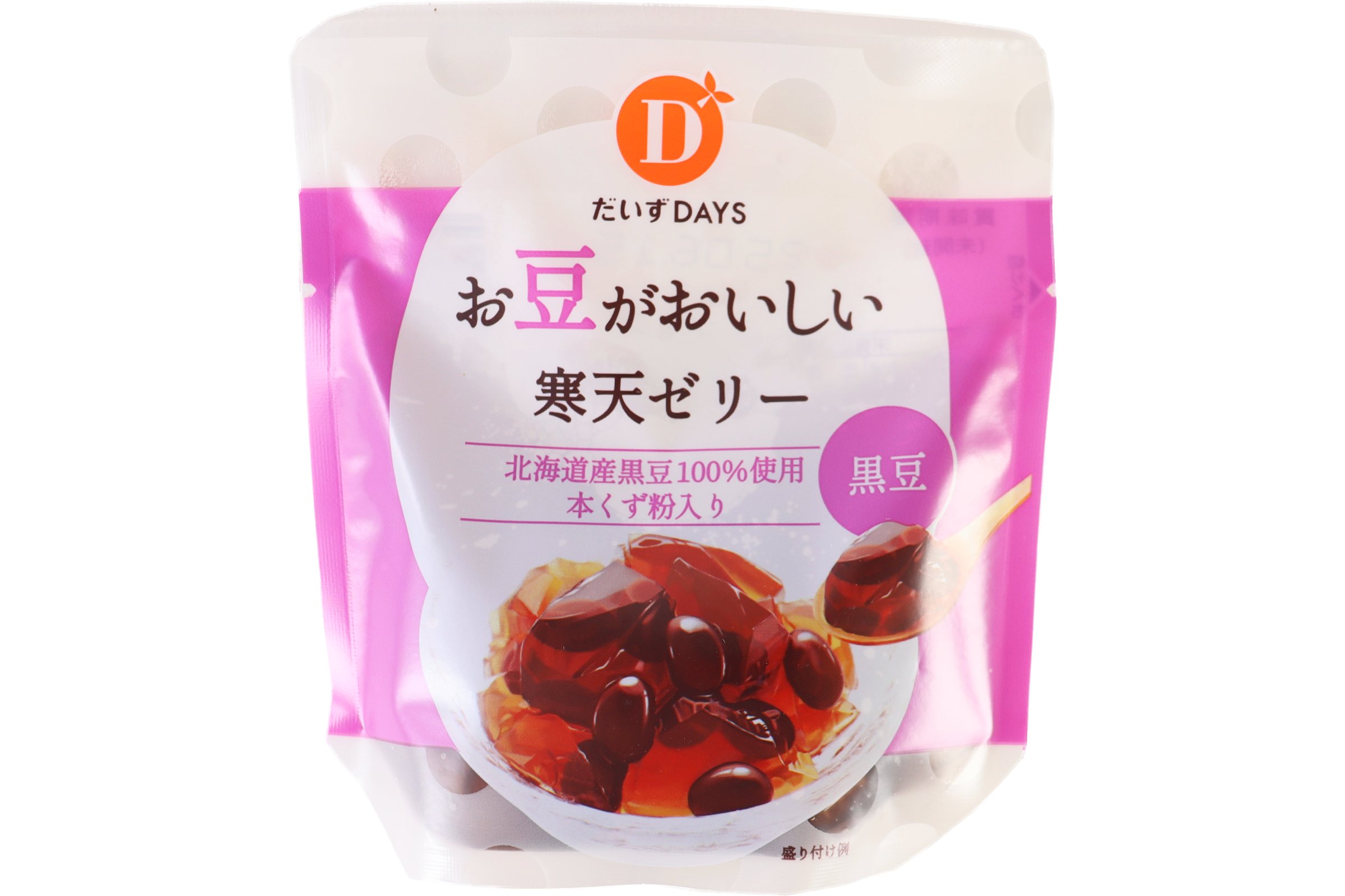 お豆がおいしい寒天ゼリー　黒豆