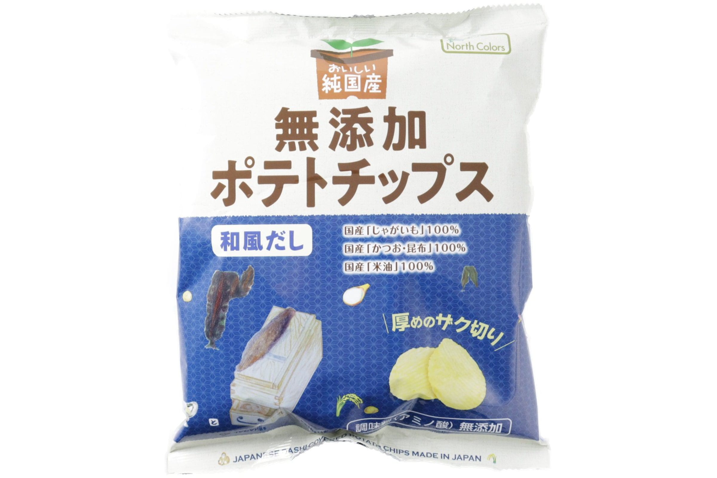 純国産ポテトチップス和風だし