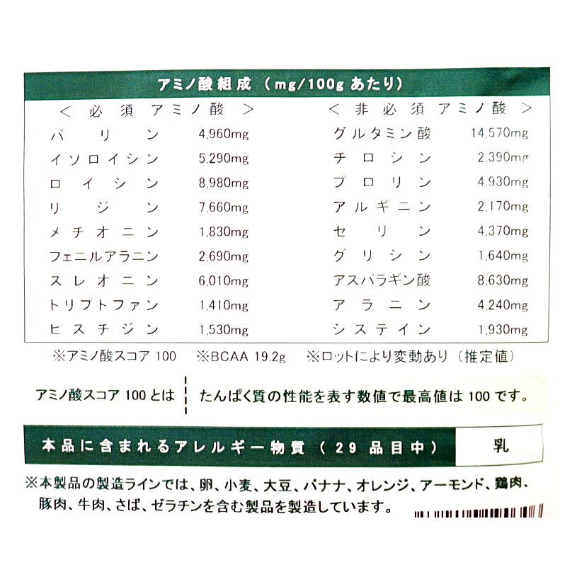 グラスフェッドホエイプロテイン