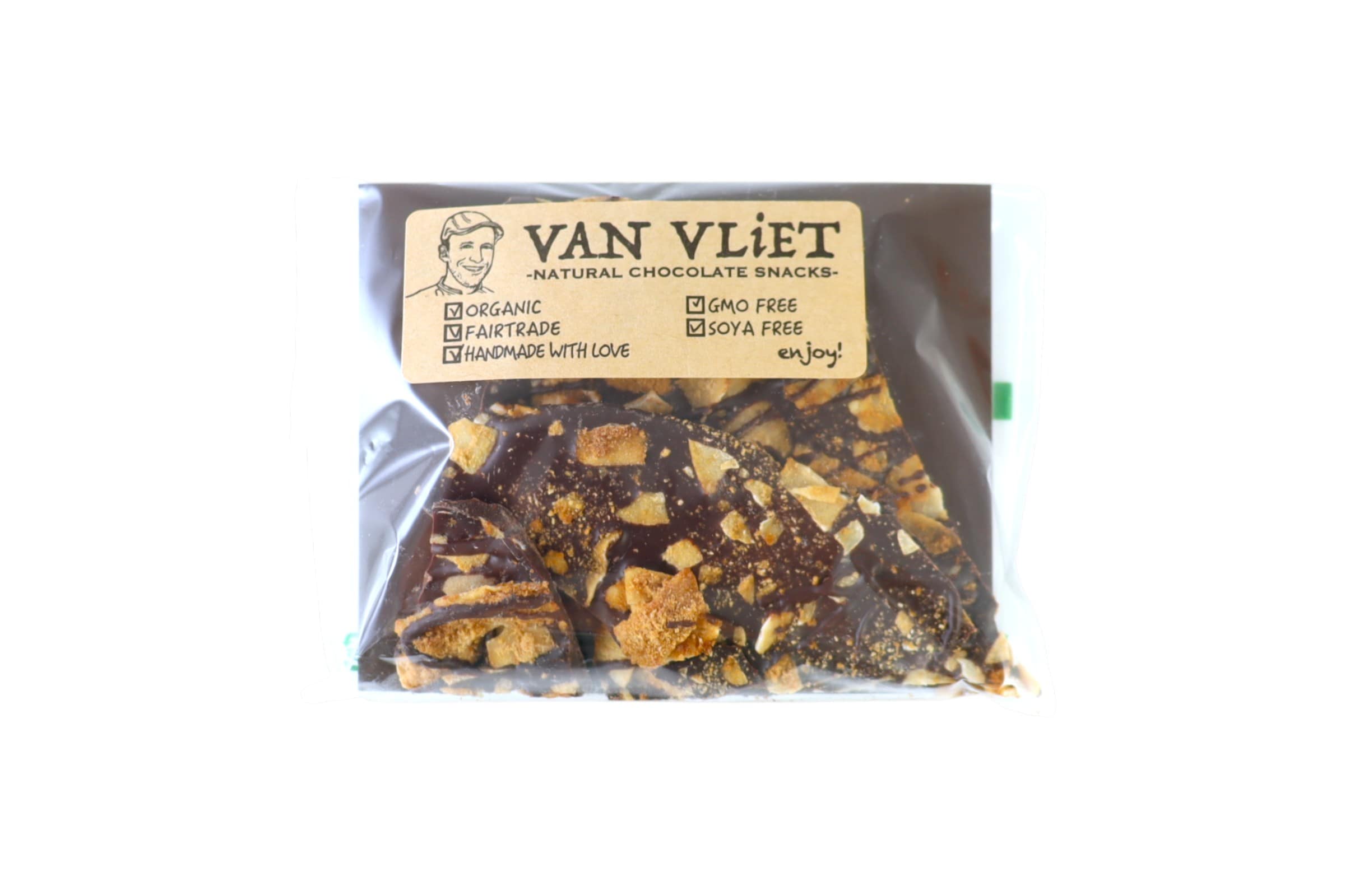 オーガニックチョコレートバーク（ダーク×ココナッツチップス）【ポイント2倍】