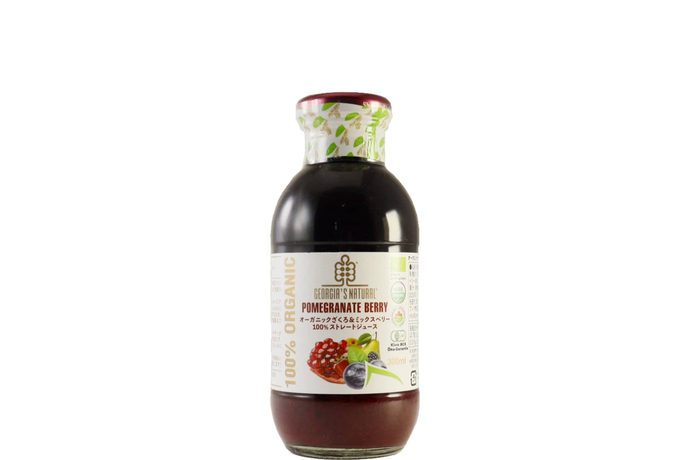 オーガニックざくろ&ミックスベリー100%ストレートジュース300ml