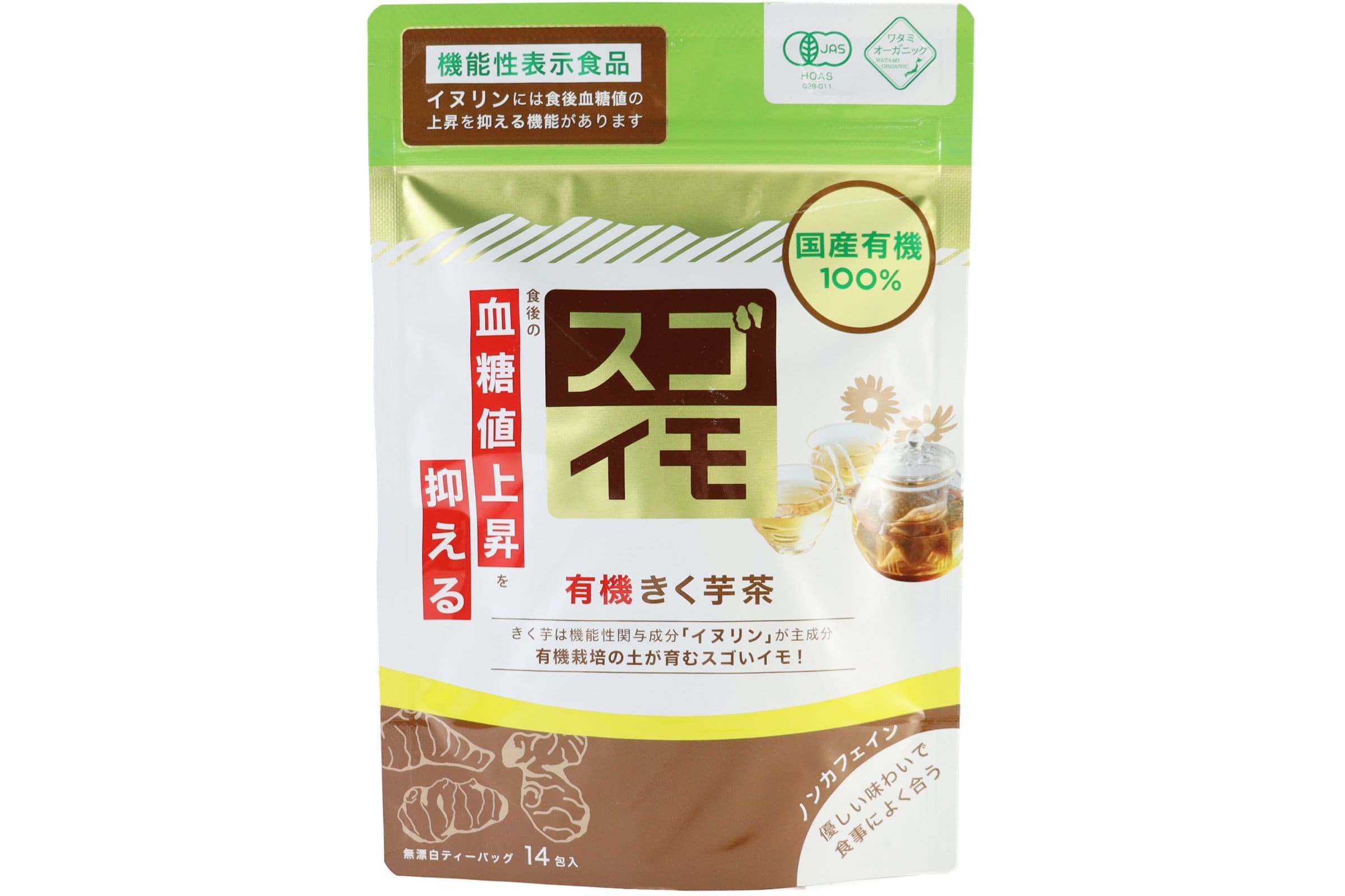 スゴイモ有機きく芋茶14包