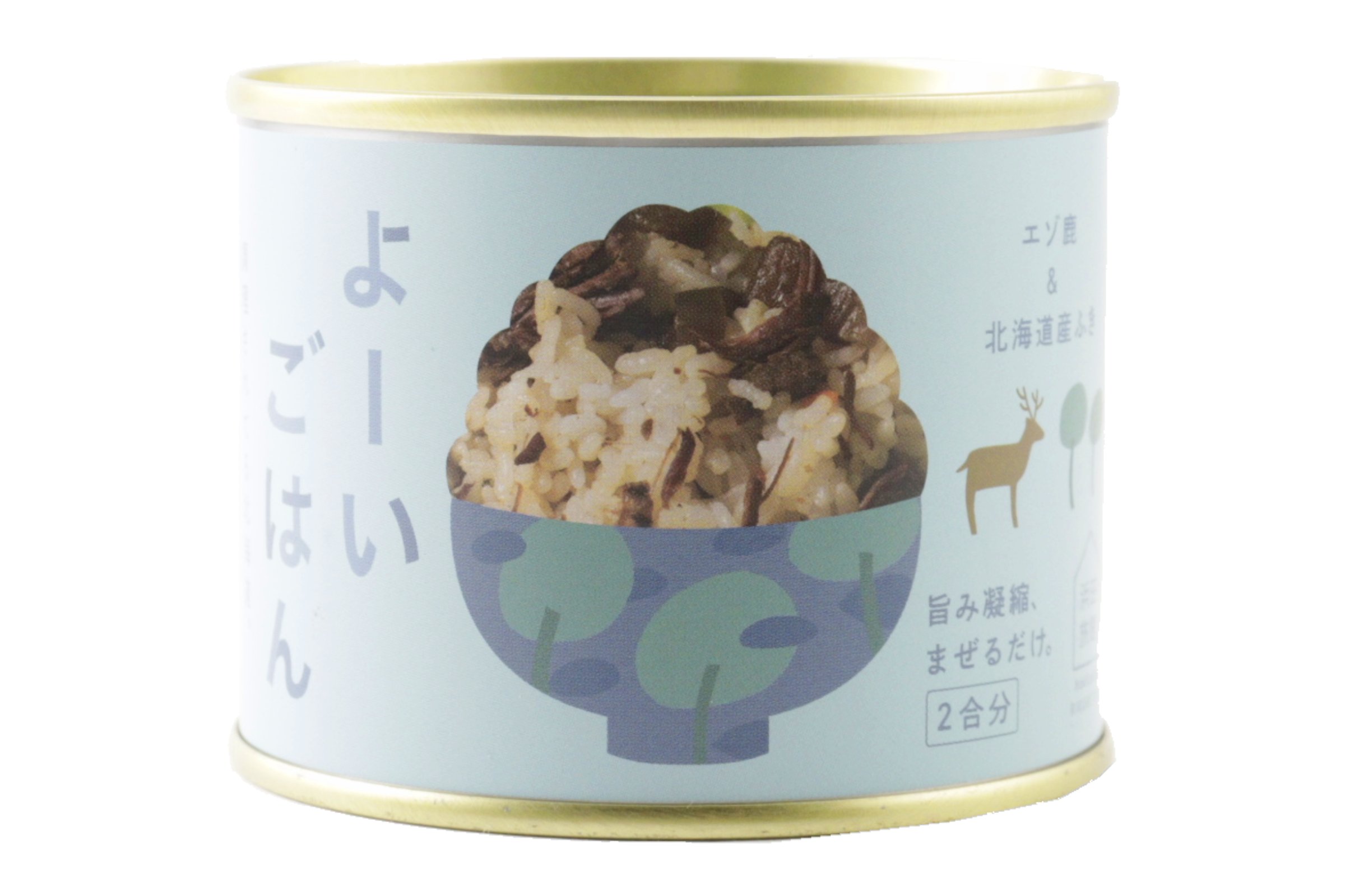 よーいごはん　エゾ鹿と北海道フキ