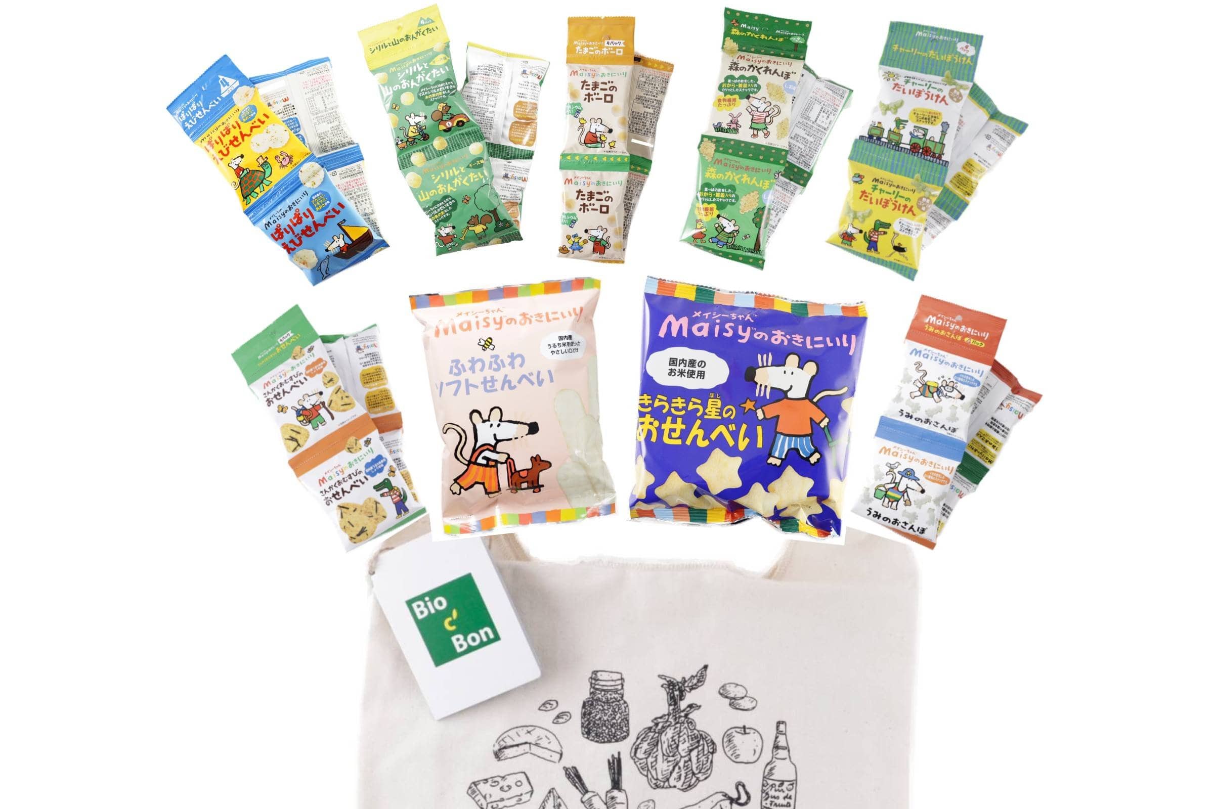 【送料無料】メイシーちゃん お菓子セット マルシェバッグ付き