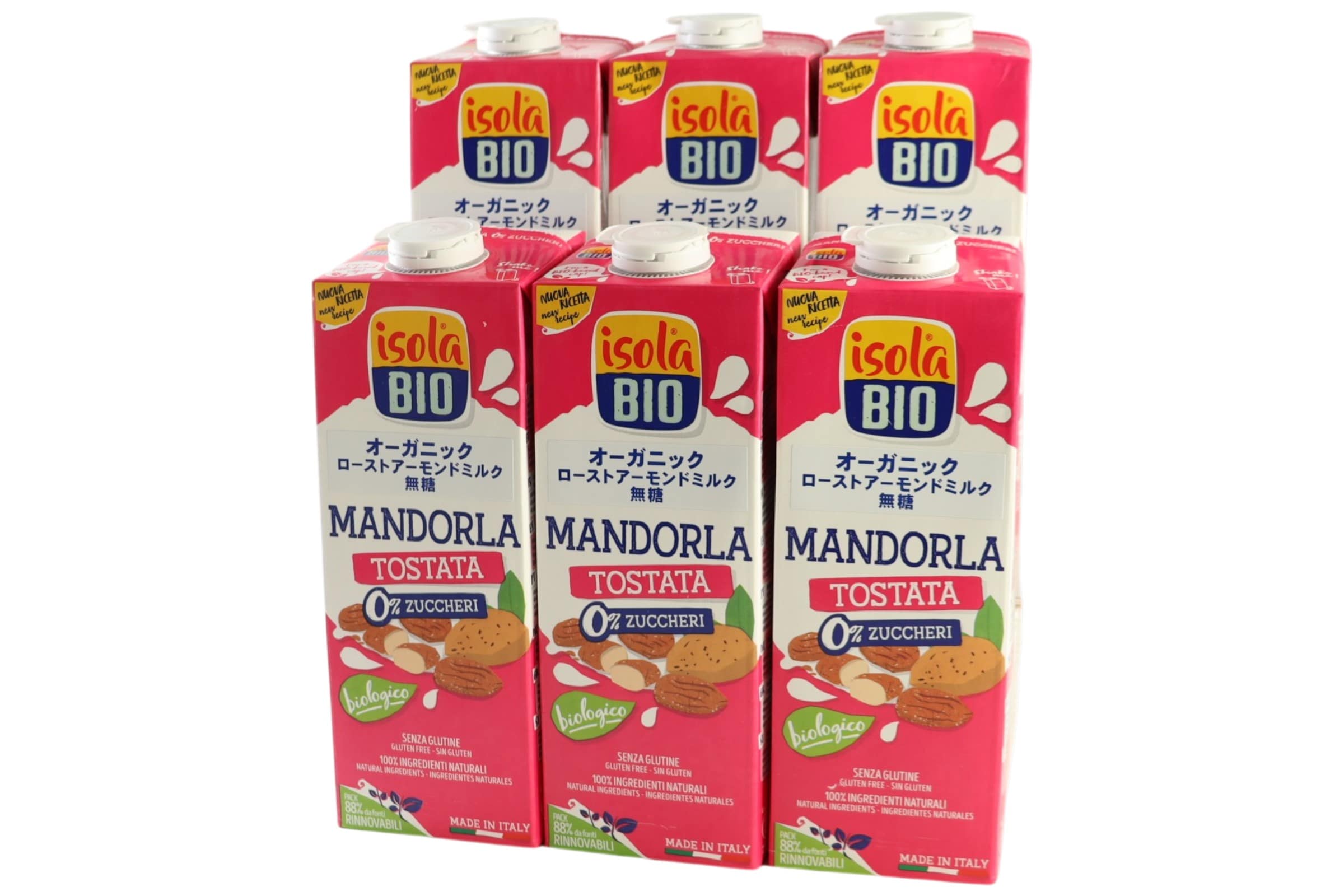 オーガニック ローストアーモンドミルク(無糖) 1L／1ケース6本入り【ポイント2倍】