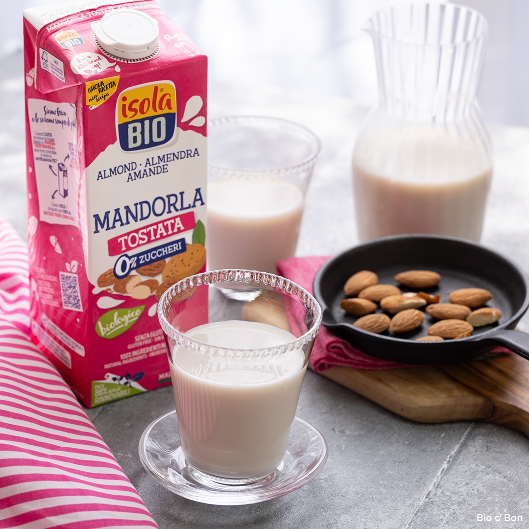 【賞味期限間近】オーガニック ローストアーモンドミルク(無糖) 1L／1ケース6本入り