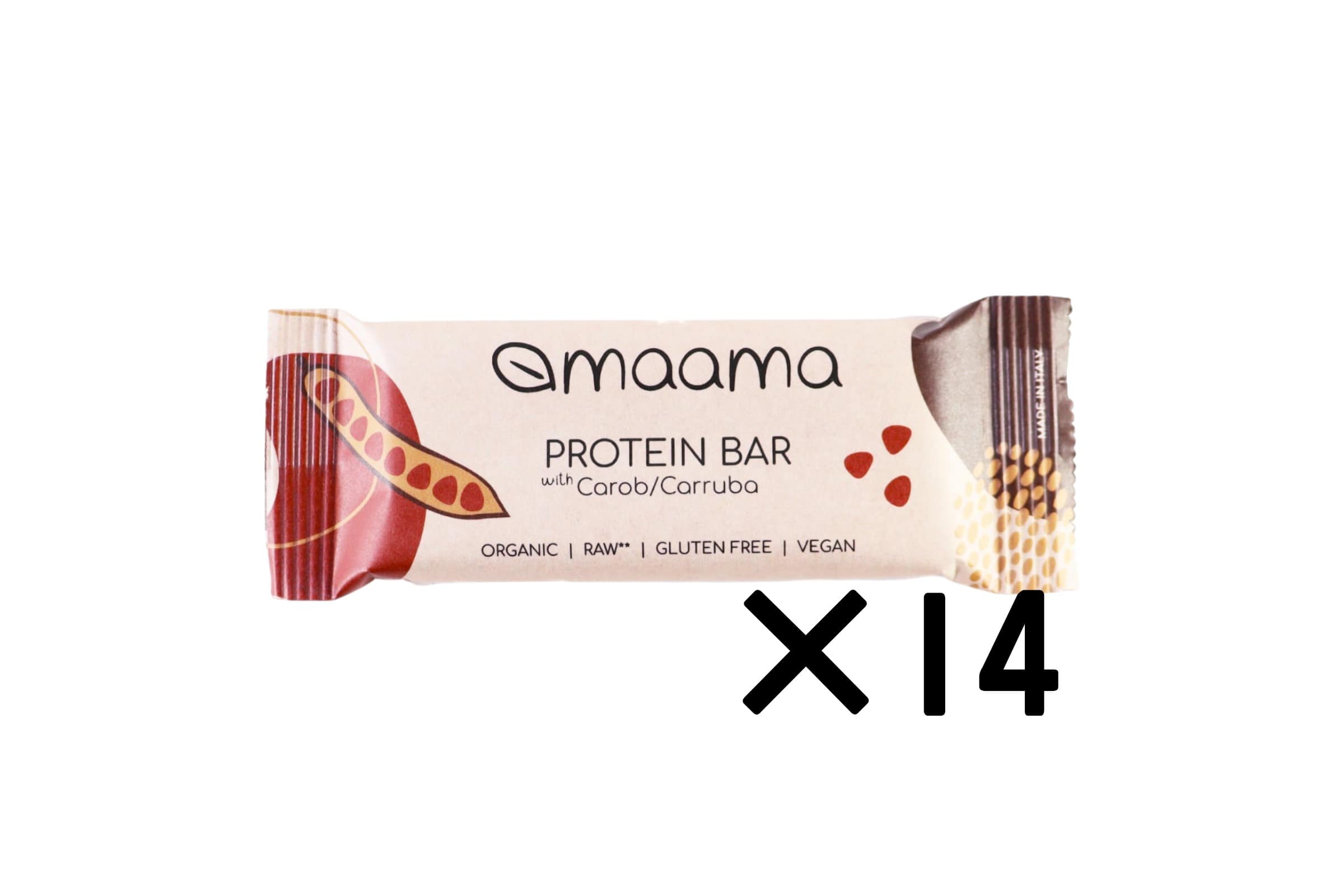 プロテインバー　キャロブ14点セット