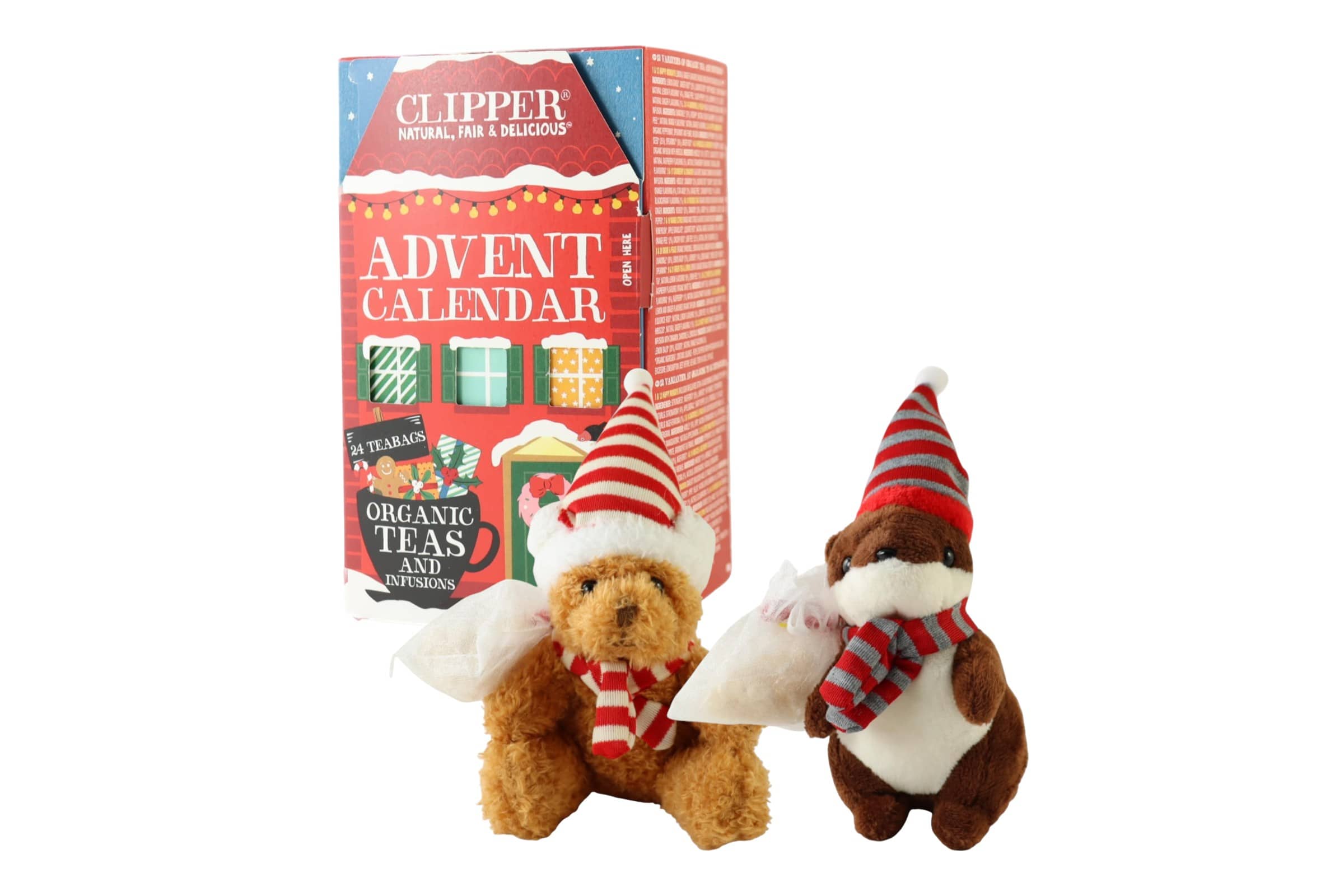 【送料無料】アドベントカレンダーティーとぬいぐるみ