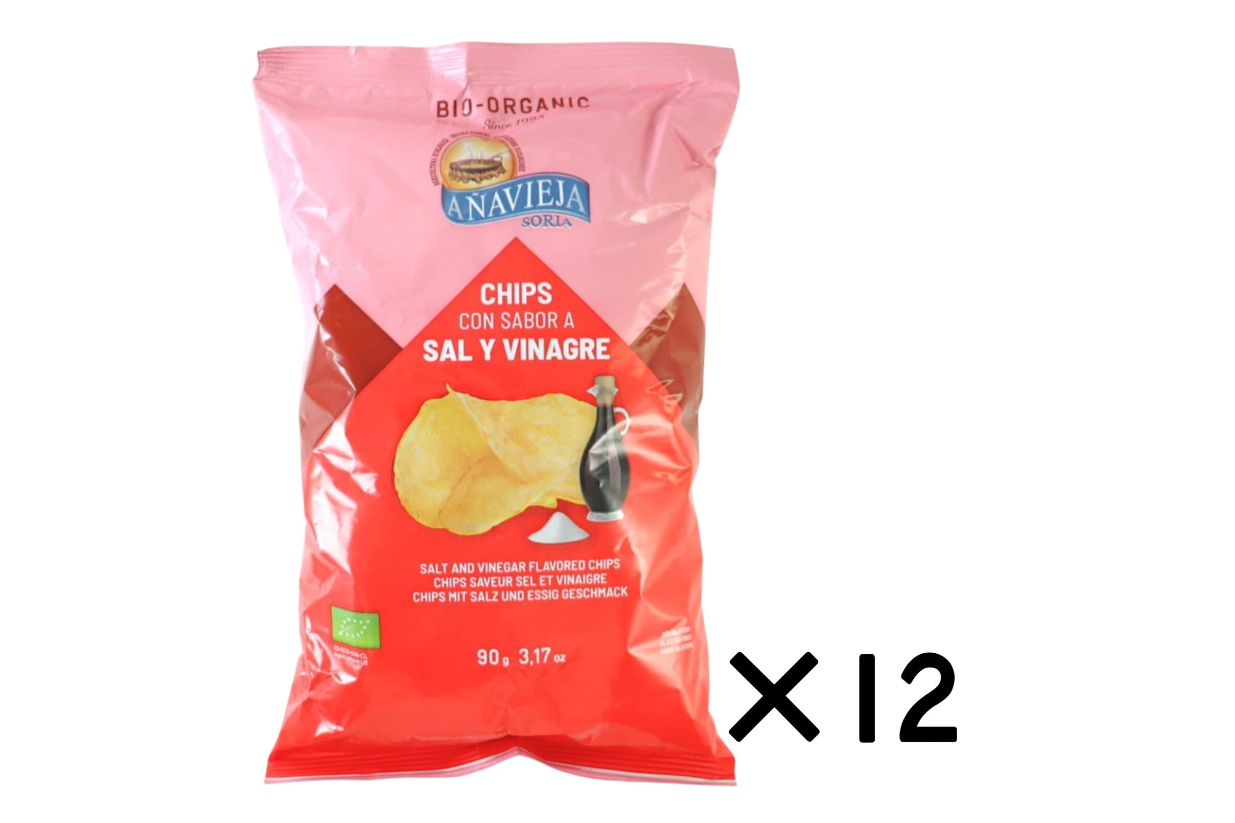 【送料無料】オーガニック ポテトチップス（ソルト＆ビネガー）12点セット