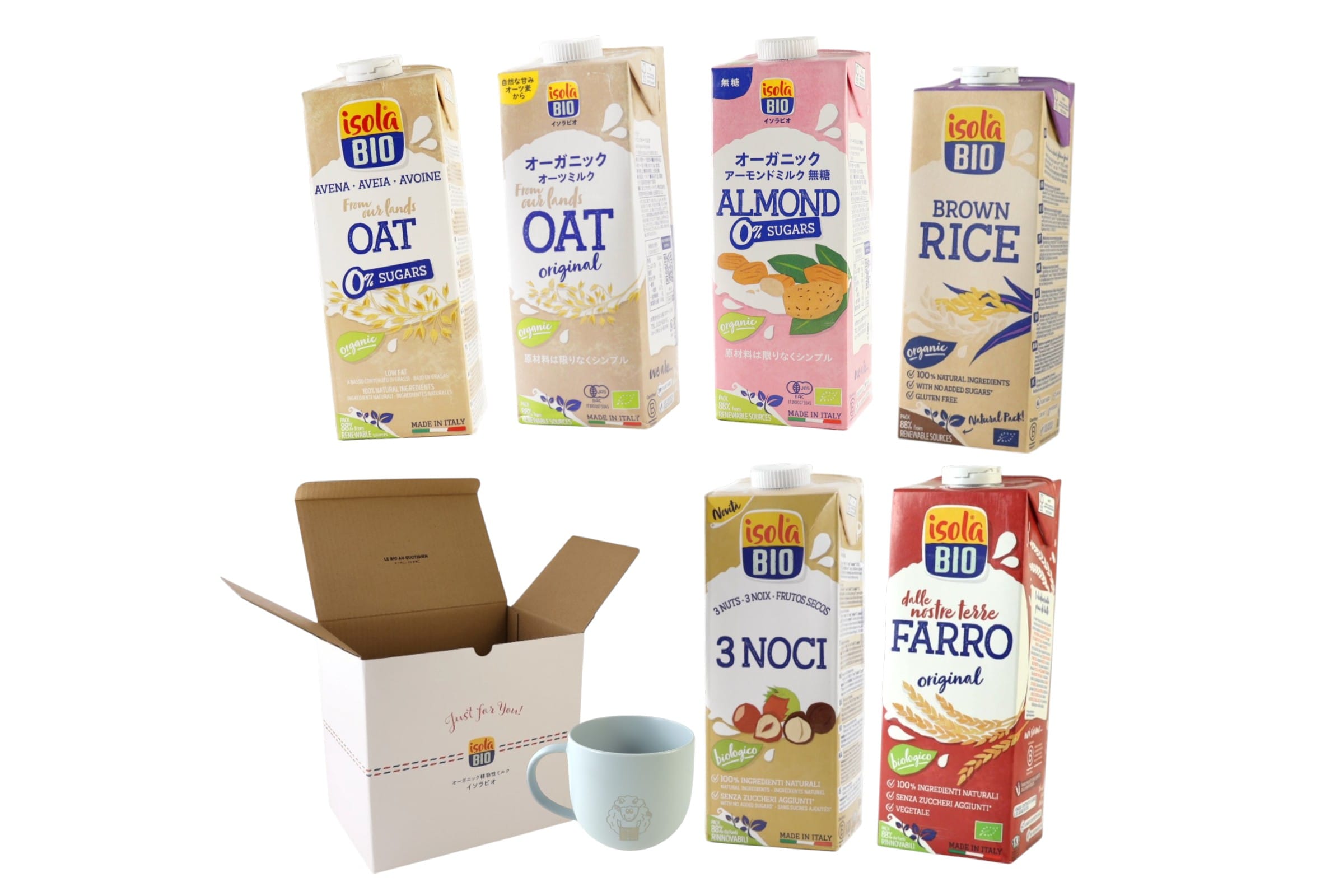 【送料無料】はじめてセット　イソラビオ6本（マグカップ ブルー付き）