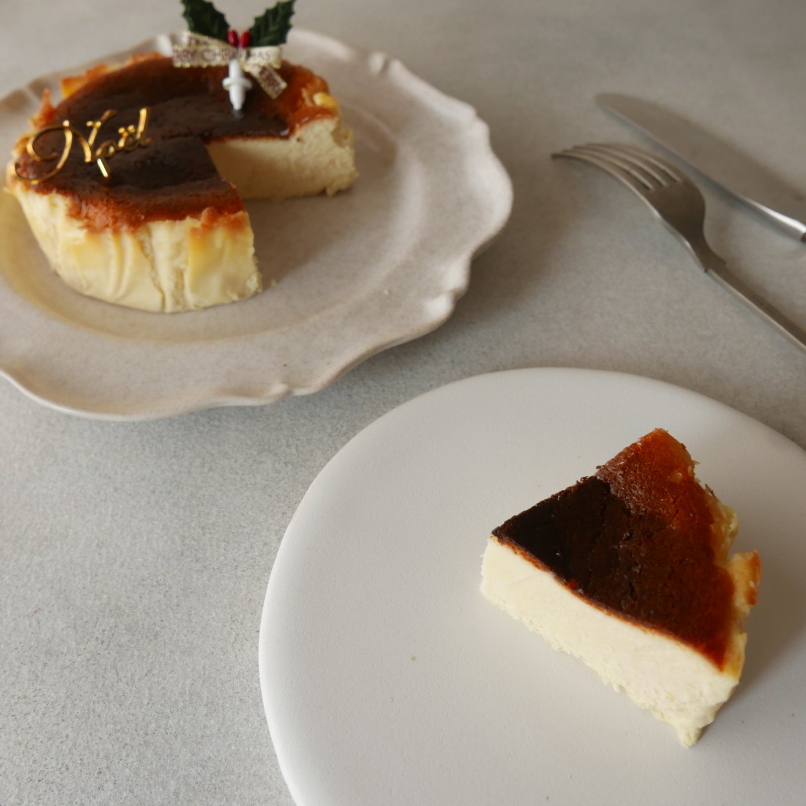 濃厚バスククリスマスケーキ