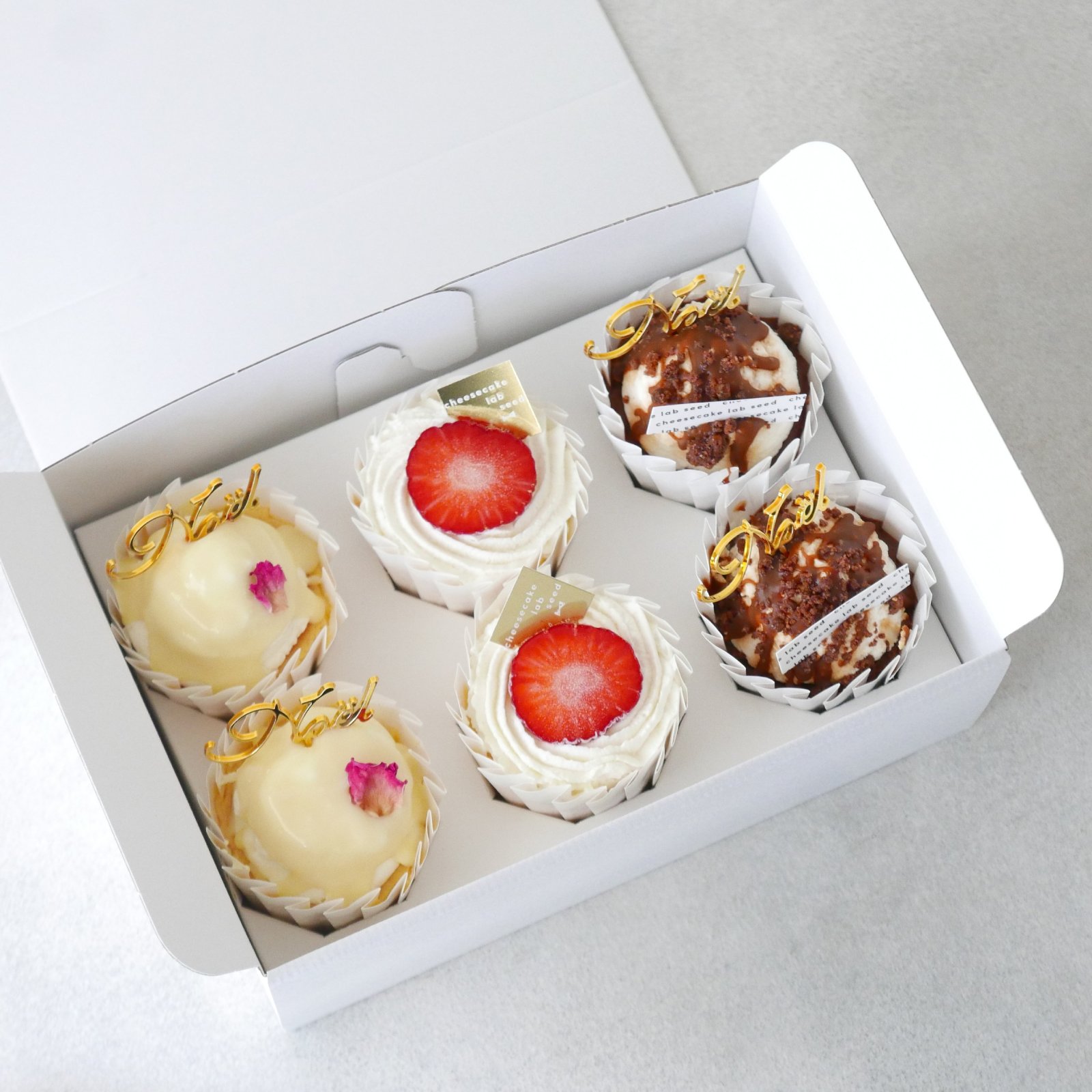 クリスマスフリルチーズケーキ６個セット