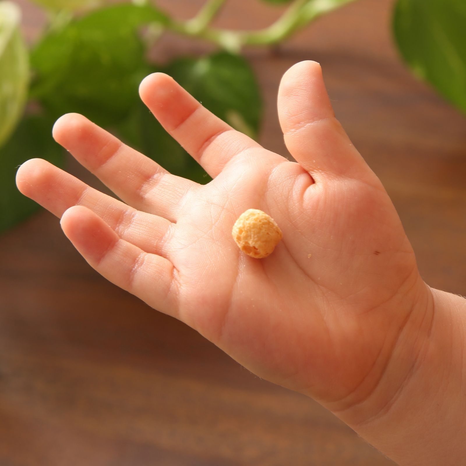 幼児用パフ菓子・ピンク