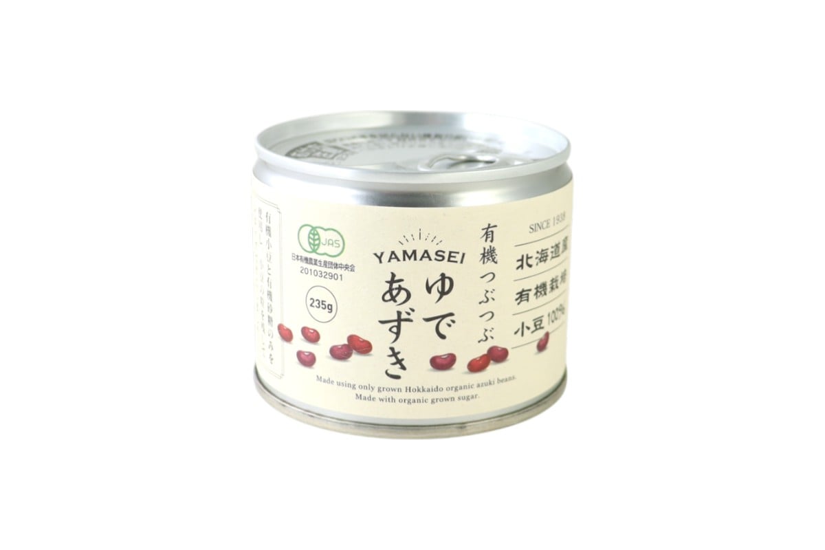 有機つぶつぶゆであずき