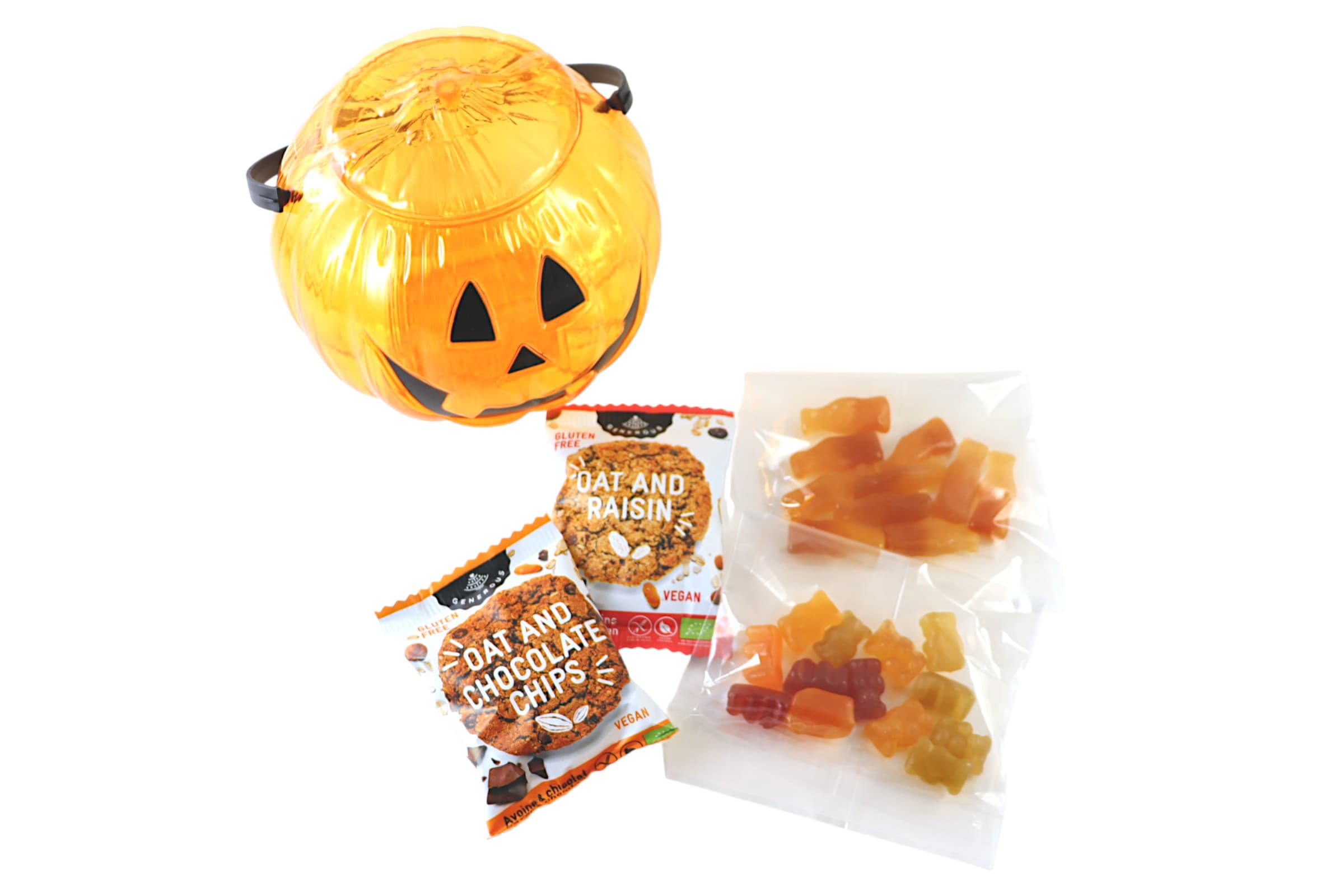 パンプキンバケツ　有機菓子セット