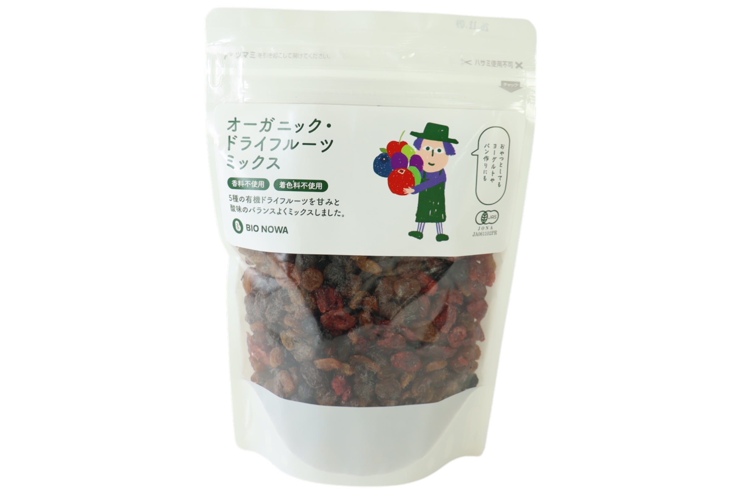 BIONOWA オーガニック・ドライフルーツミックス450g