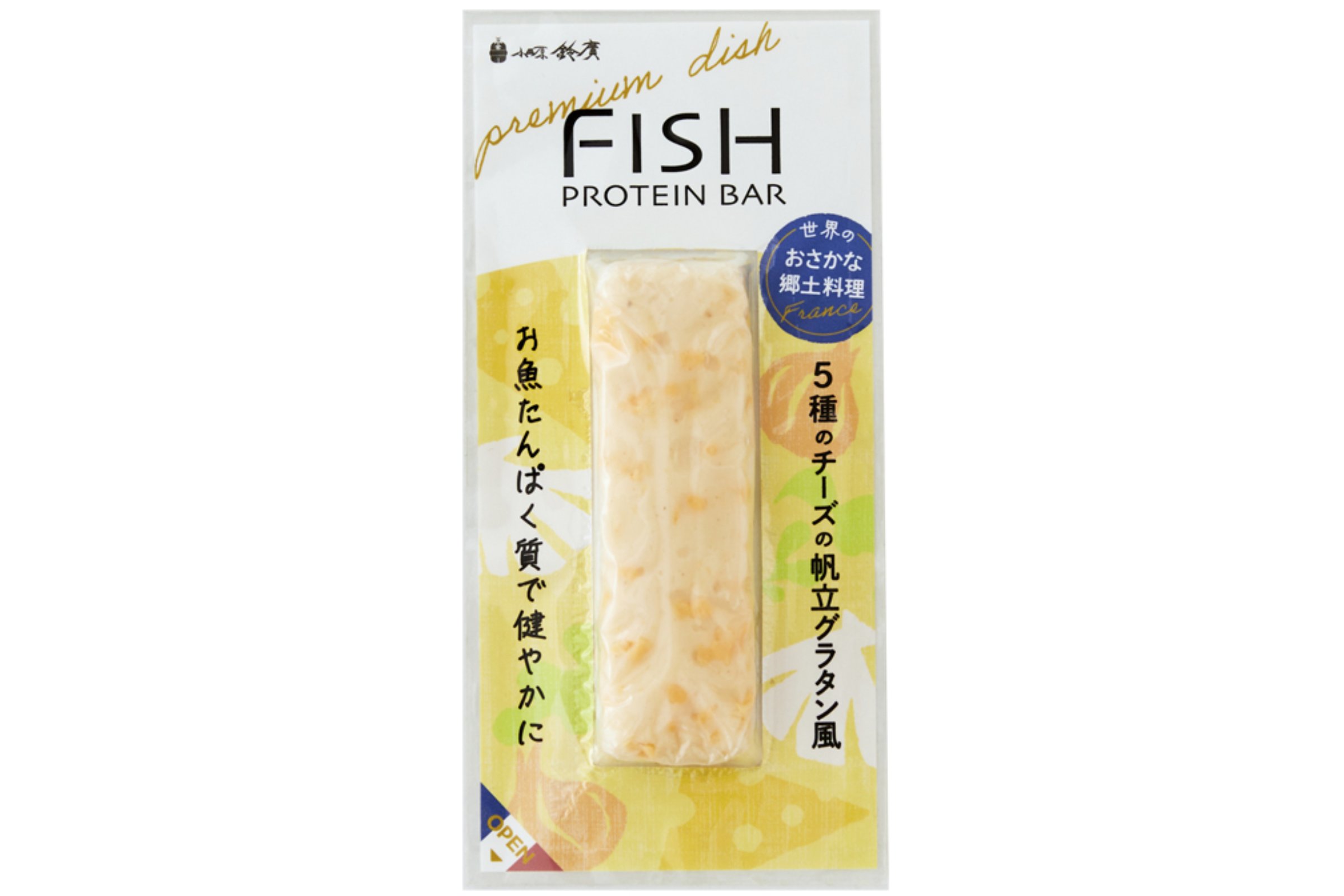 フィッシュプロテインバー　5種のチーズの帆立グラタン風〈冷蔵〉