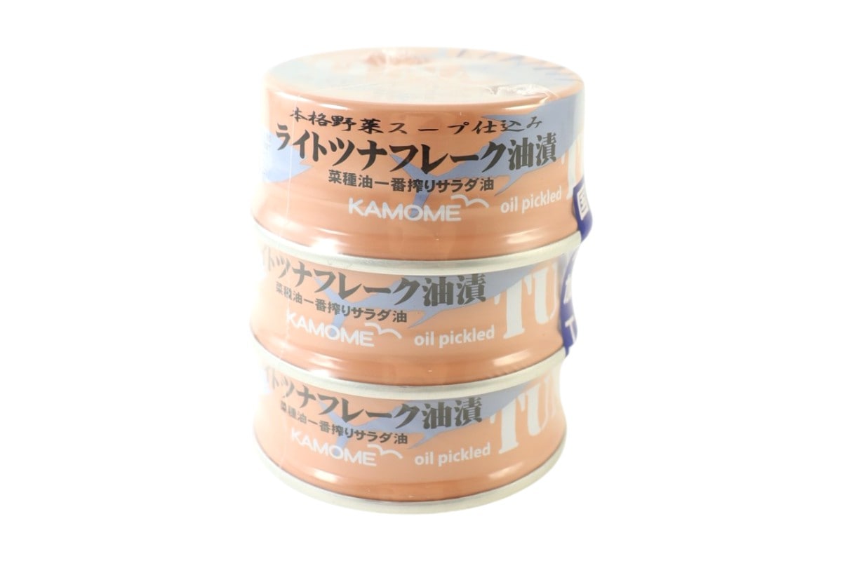 ライトツナフレーク油漬け　80ｇ×3缶