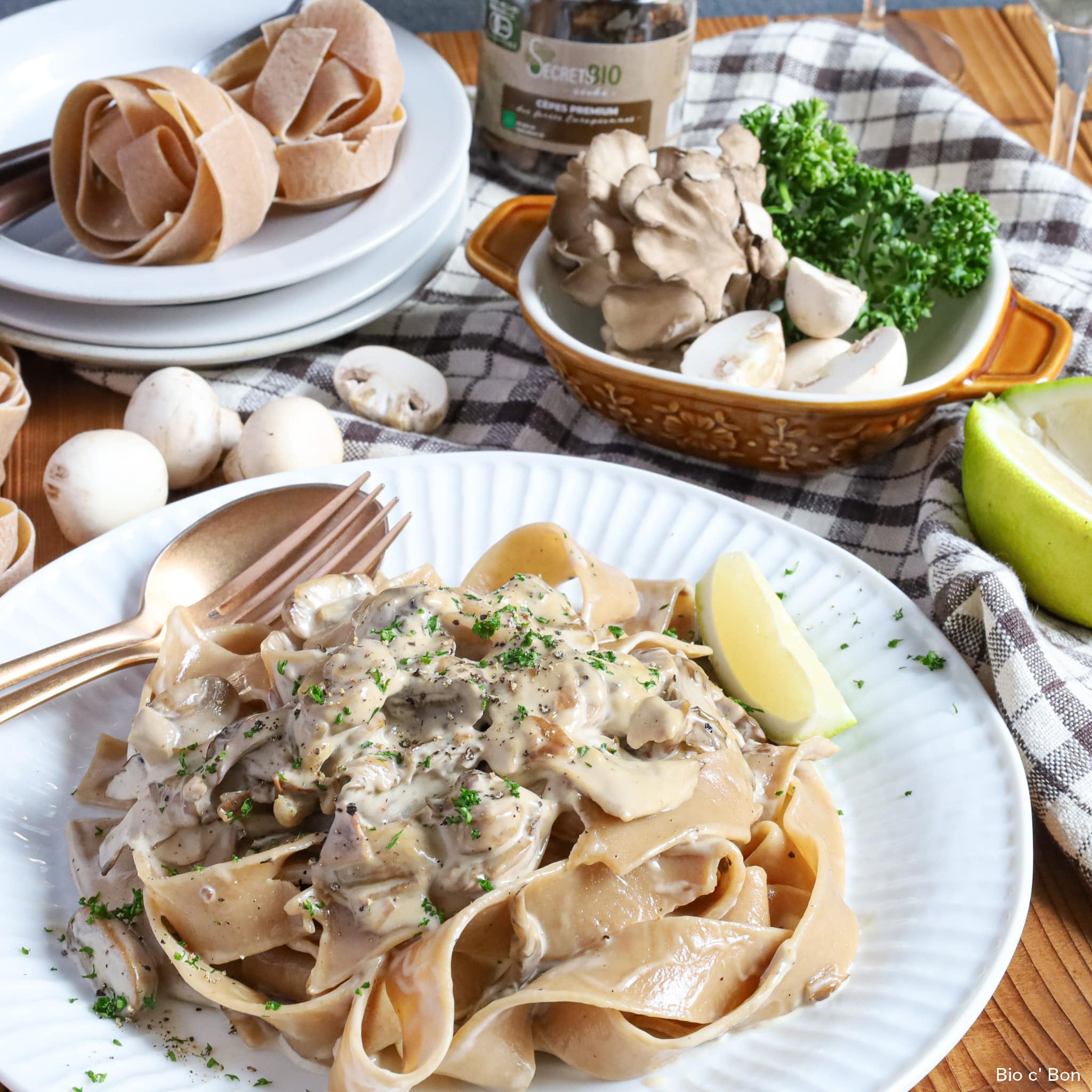 オーガニック 全粒粉パッパルデッレ