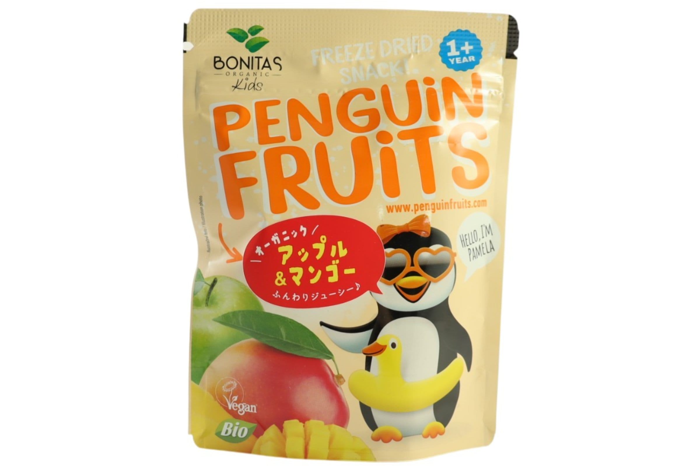 ペンギン有機ドライフルーツアップル＆マンゴー
